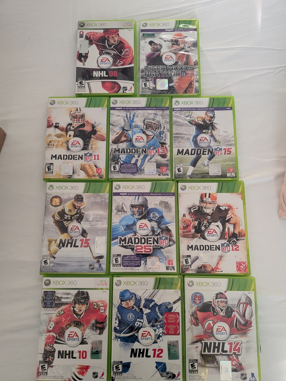 Sports Game Bundle - Xbox 360 Most Are CIB